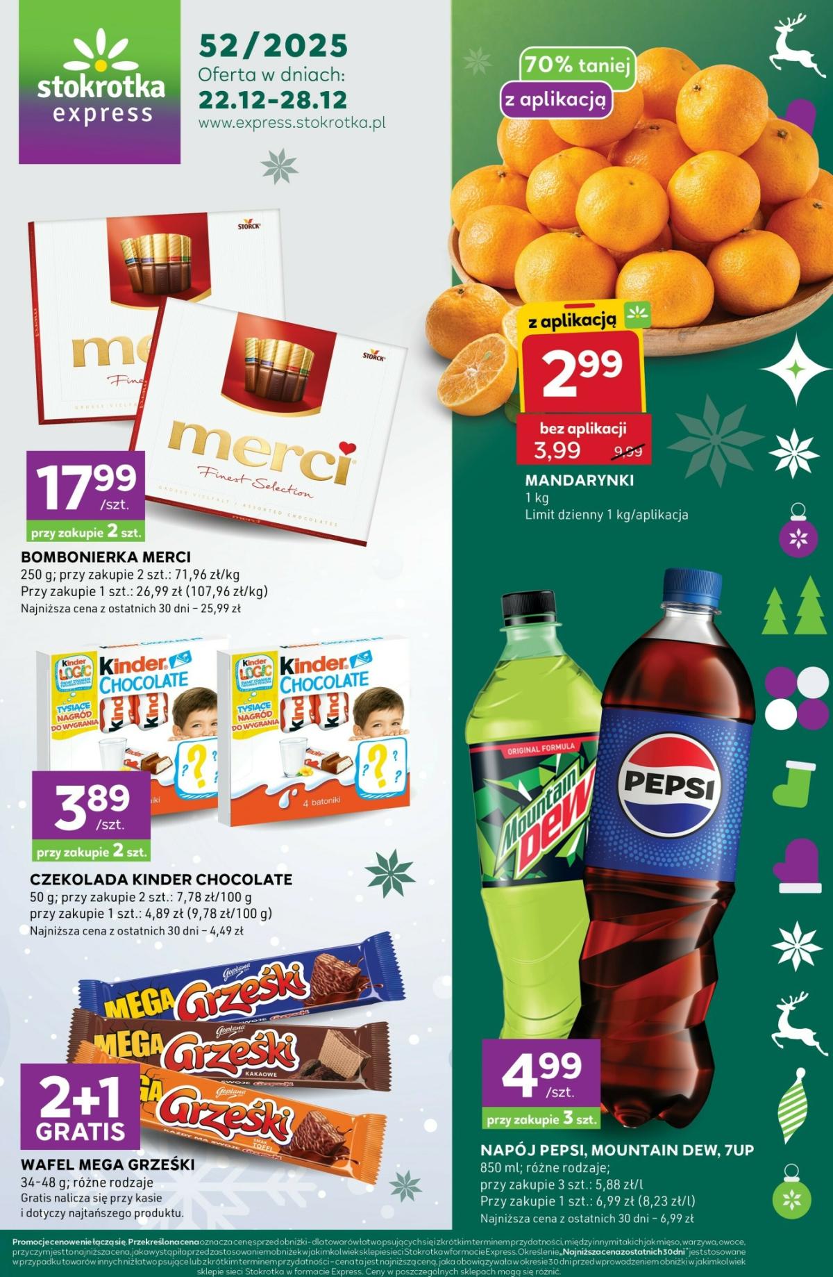 Gazetka Stokrotka - Express - ważna od 22.12. do 28.12.