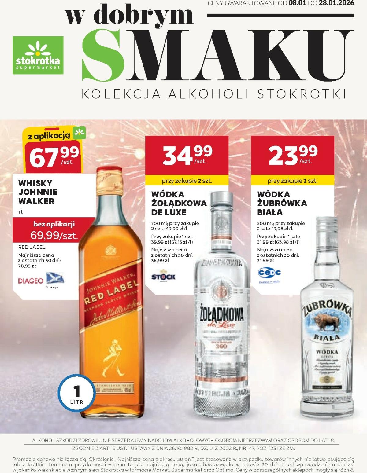 Gazetka Stokrotka - W dobrym smaku! - ważna od 08.01. do 28.01.