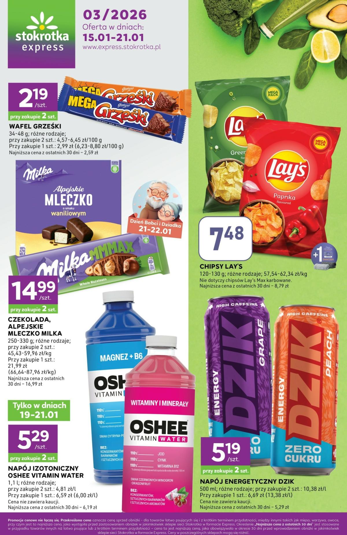 Gazetka Stokrotka - Express - ważna od 15.01. do 21.01.