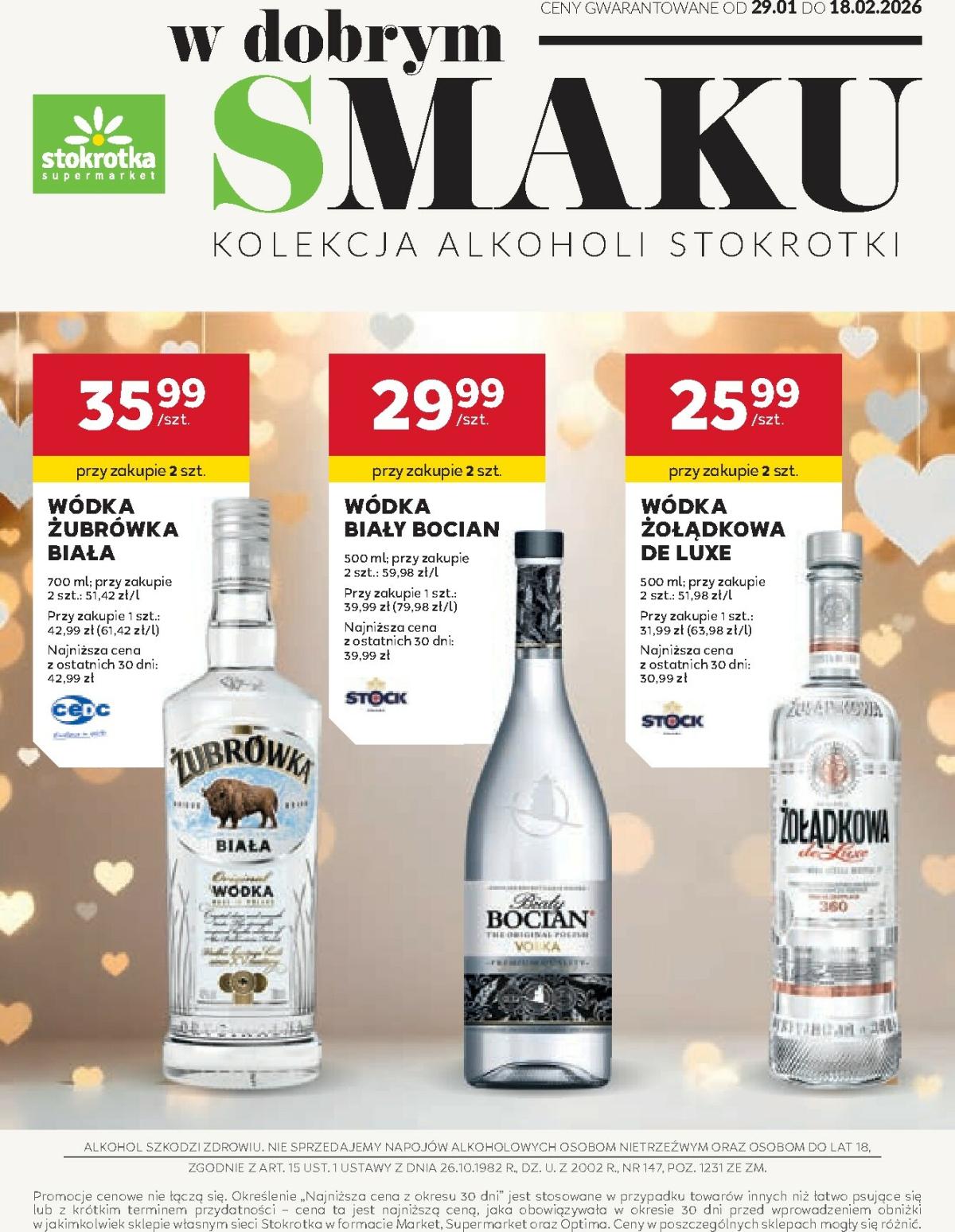 Gazetka Stokrotka - W dobrym smaku! - ważna od 29.01. do 18.02.