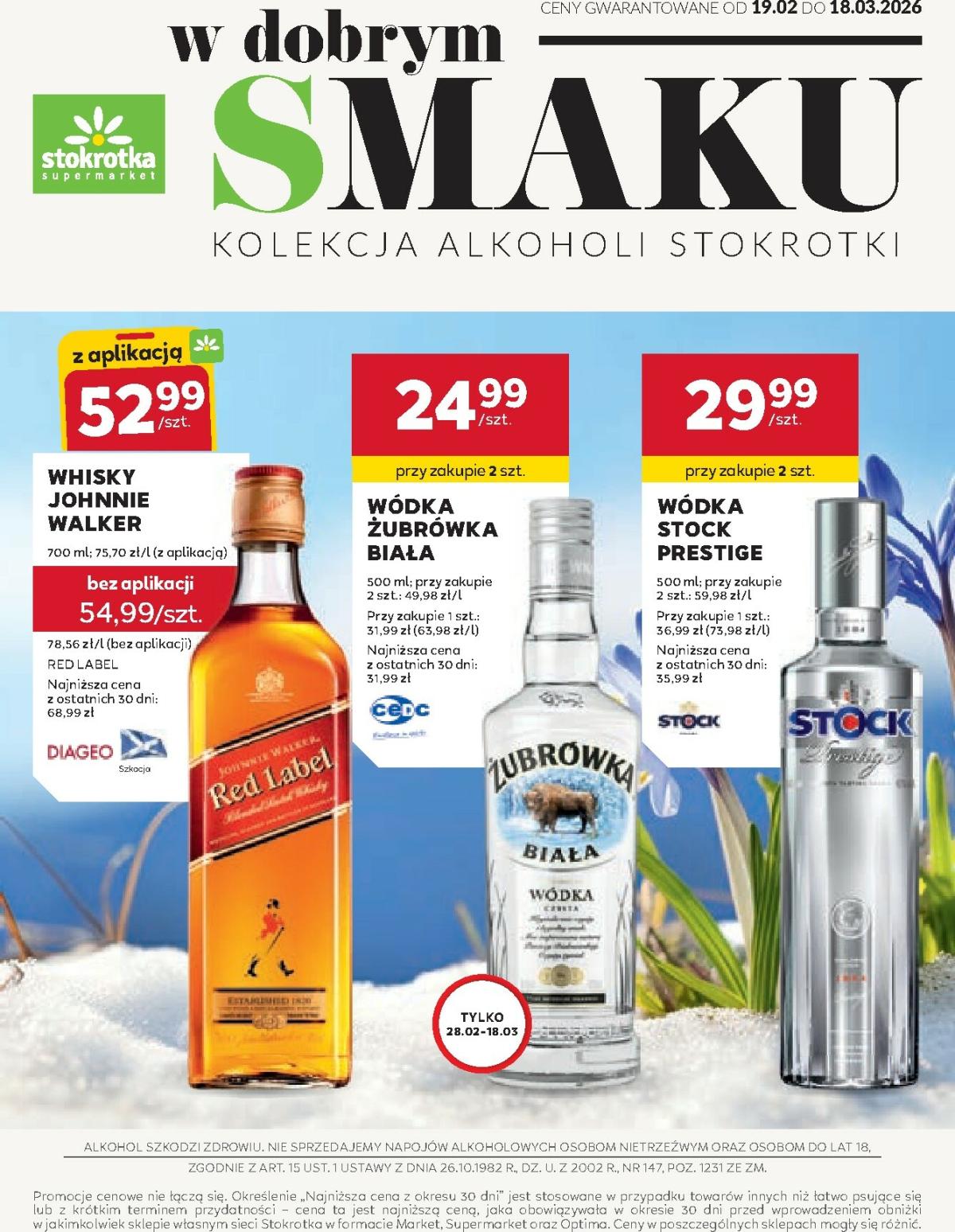 Gazetka Stokrotka - W dobrym smaku! - ważna od 19.02.2026 do 18.03.2026