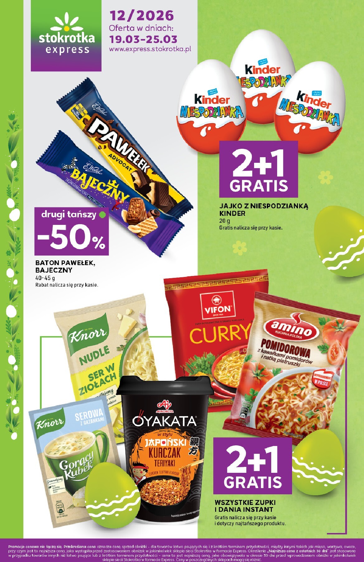 Gazetka Stokrotka - Express - ważna od 19.03.2026 do 25.03.2026