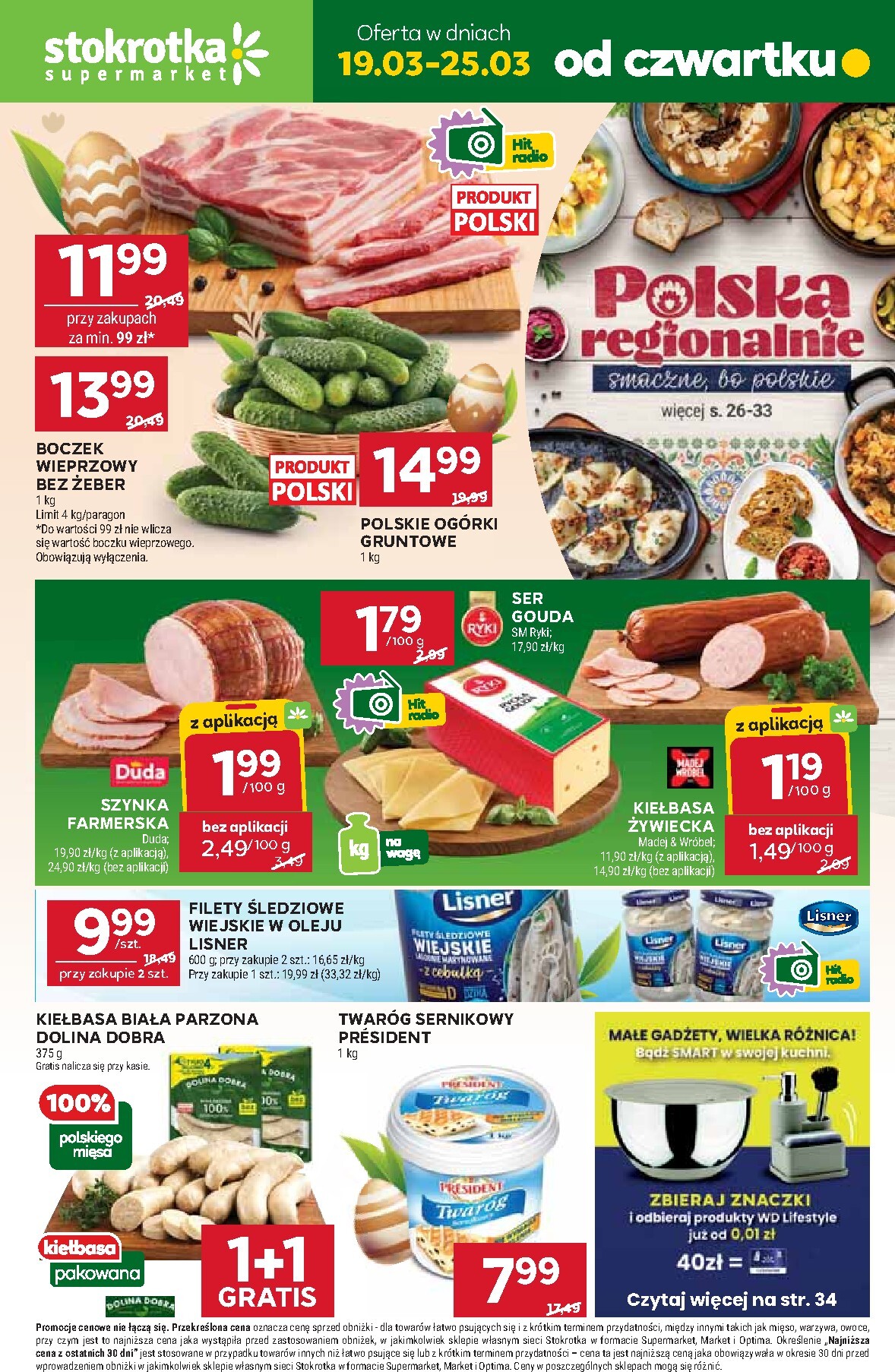 Gazetka Stokrotka - Supermarket - ważna od 19.03.2026 do 25.03.2026