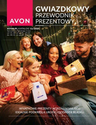 Gazetka Avon - Przewodnik Prezentowy - ważna od 31.10. do 30.11.