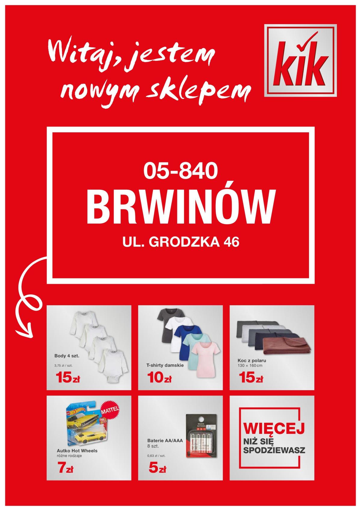 Kik - Brwinów gazetka ważna od 18.12. - 23.12.