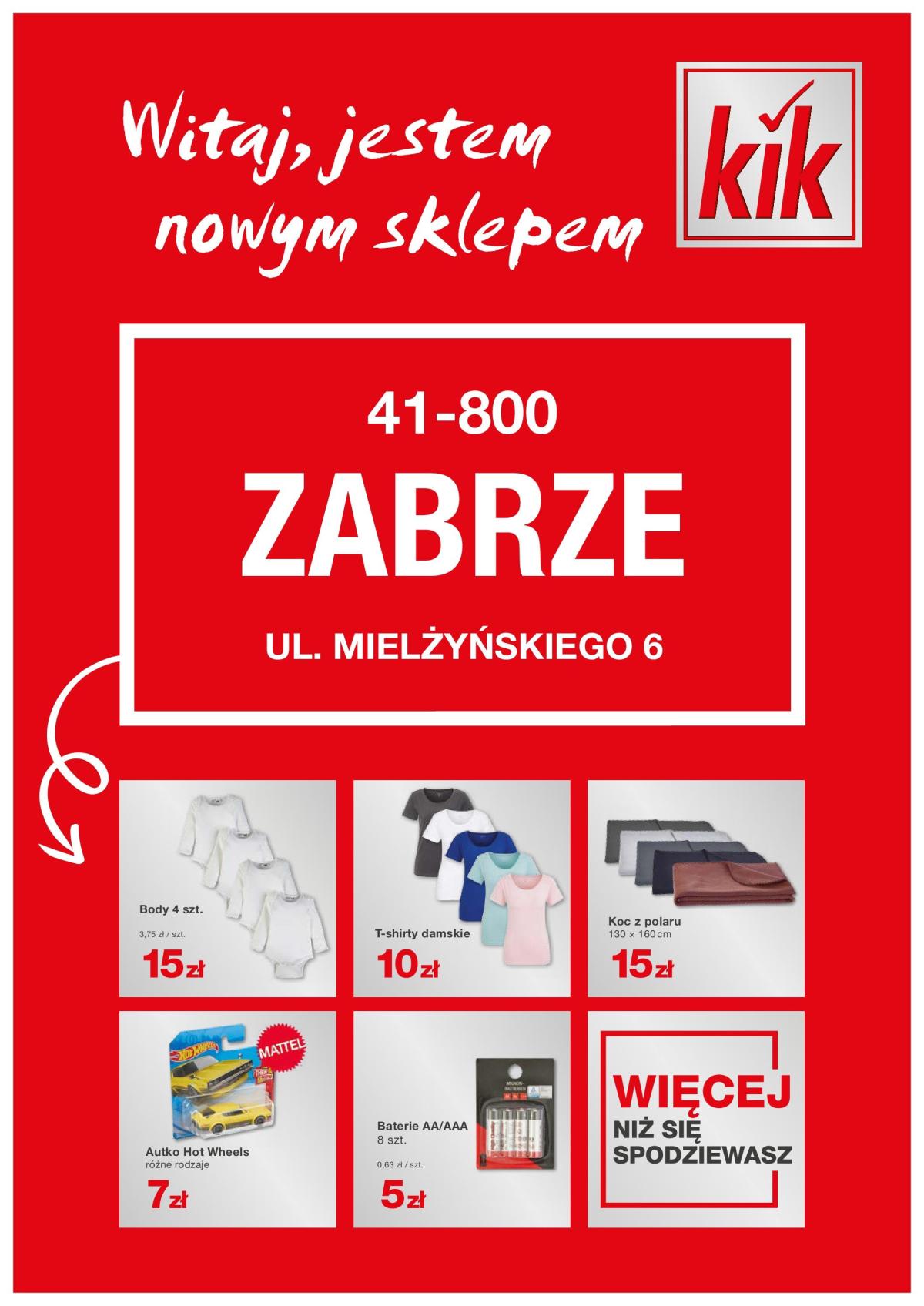 Kik - Zabrze gazetka ważna od 25.12. - 30.12.