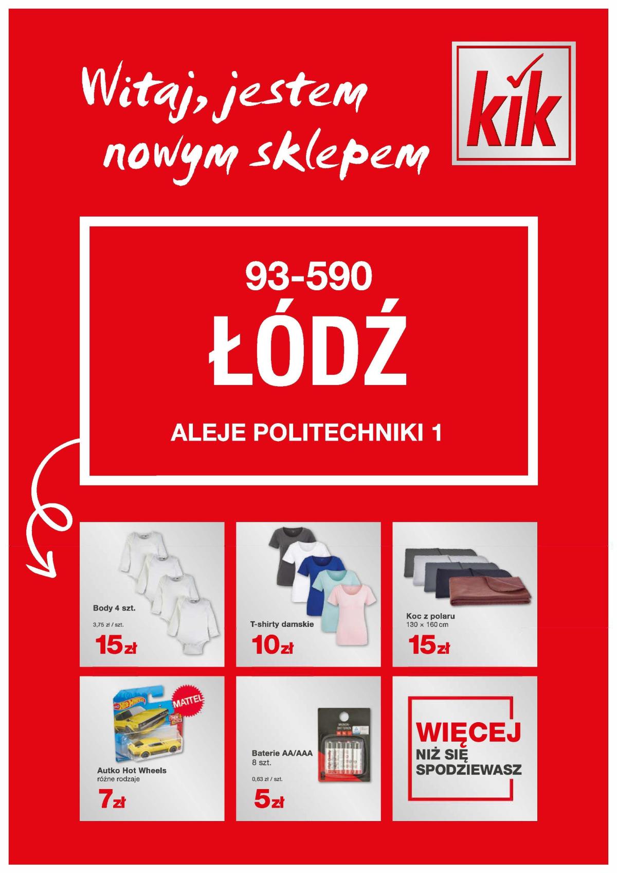 Kik - Łódź gazetka ważna od 19.01. - 24.01.