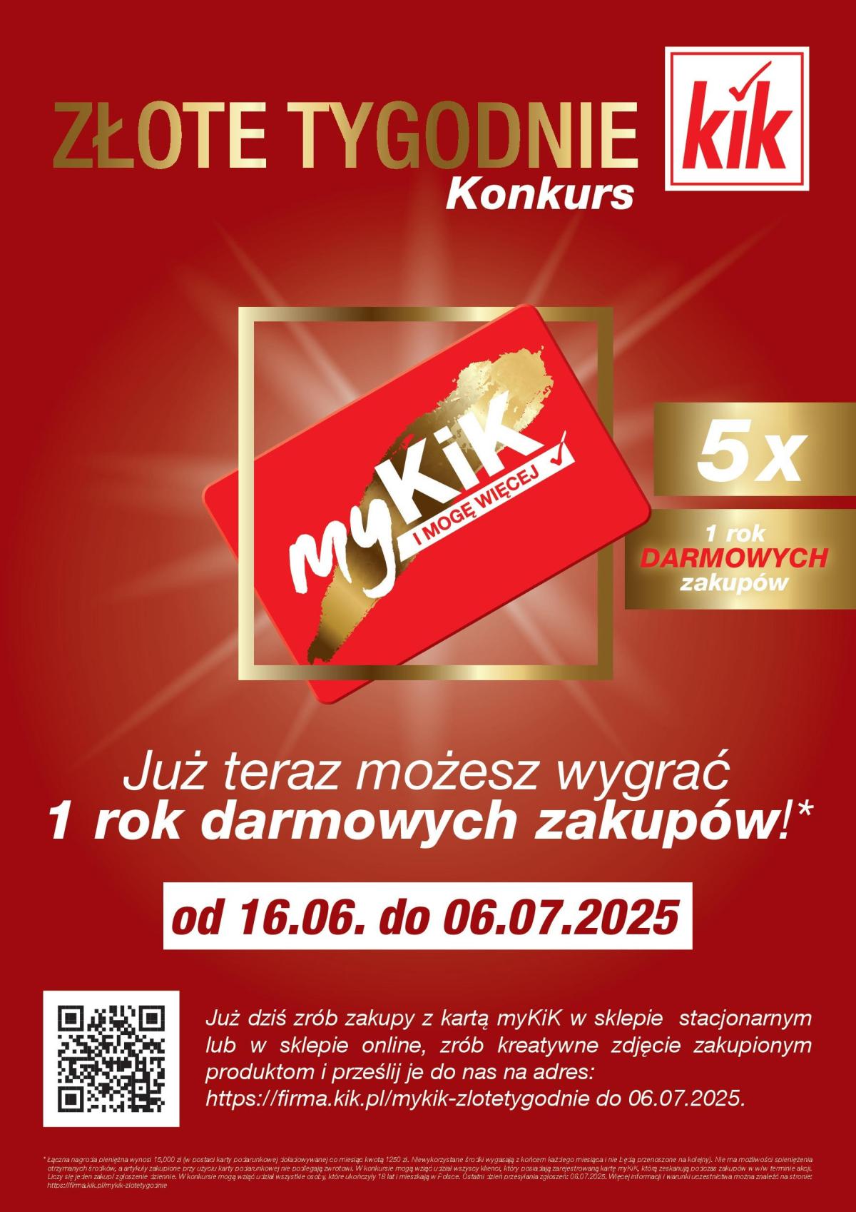 Gazetka Kik - Złote tygodnie ważna od 16.06. - 06.07.