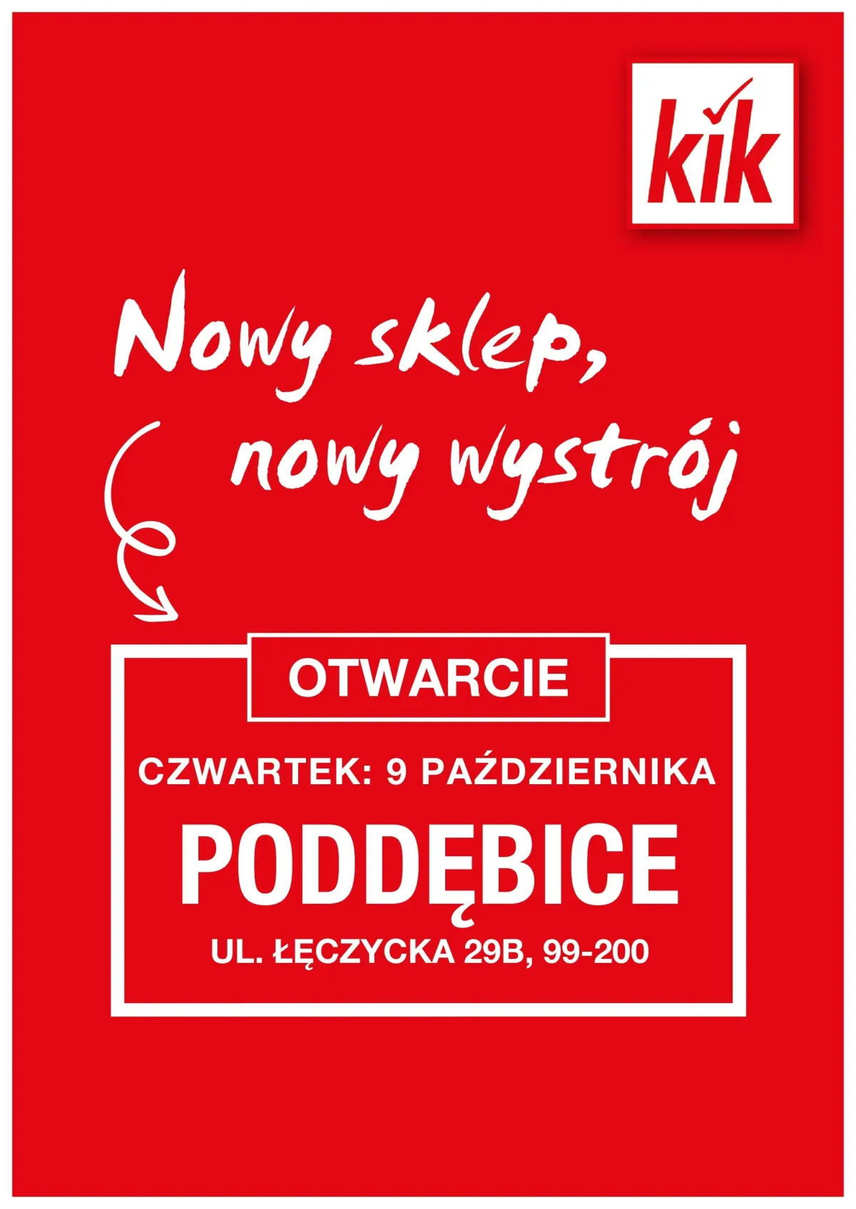 Gazetka Kik - Poddebice - ważna od 09.10. do 09.10.