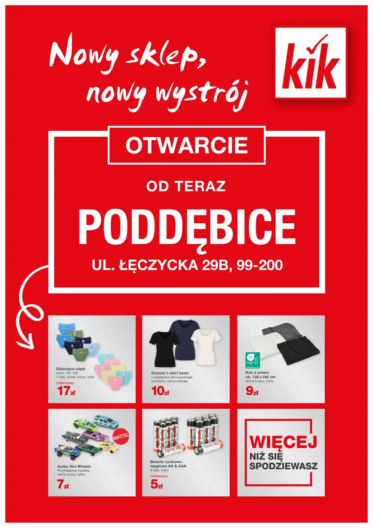 Gazetka Kik - Poddebice - ważna od 10.10. do 12.10.