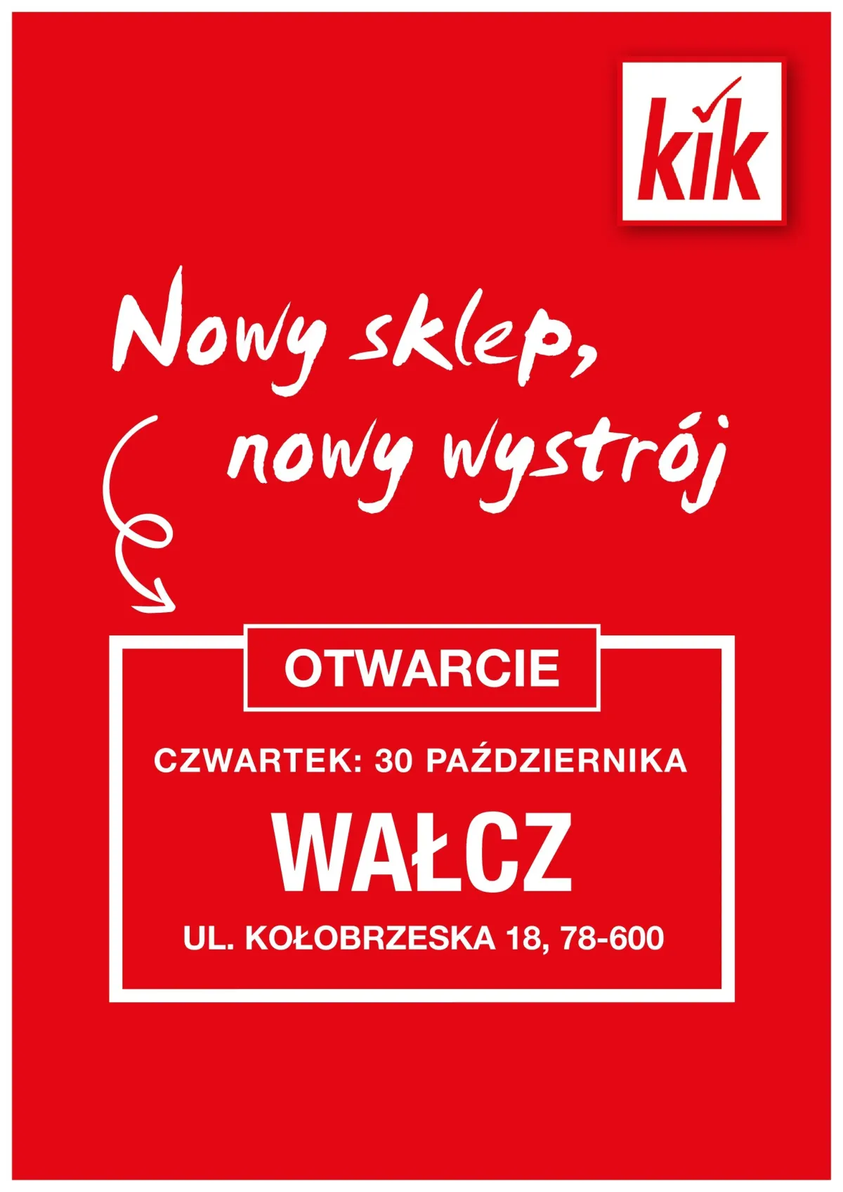 Gazetka Kik - Walcz - ważna od 27.10. do 30.10.