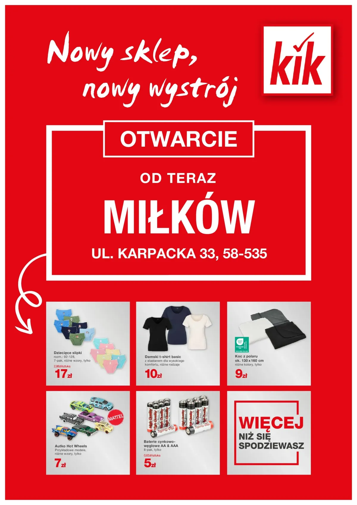 Gazetka Kik - Milków - ważna od 30.10. do 02.11.