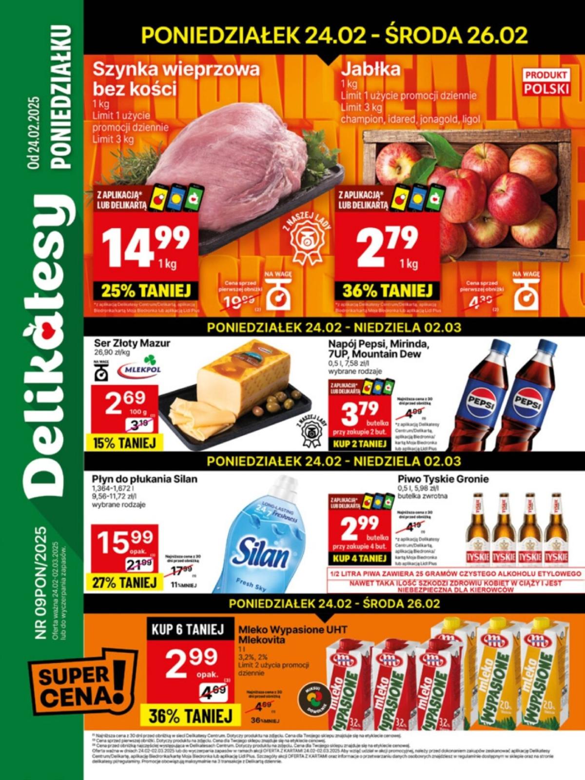 Delikatesy Centrum gazetka ważna od 24.02. - 02.03.