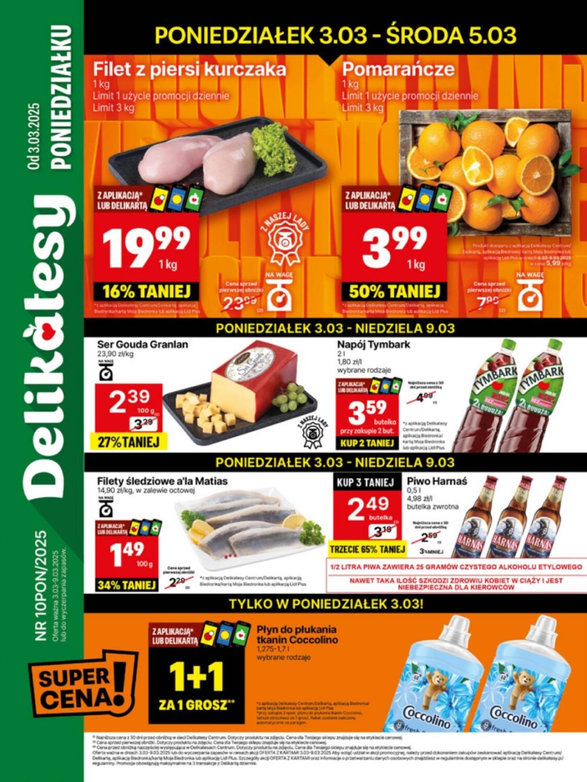 Delikatesy Centrum gazetka ważna od 03.03. - 09.03.