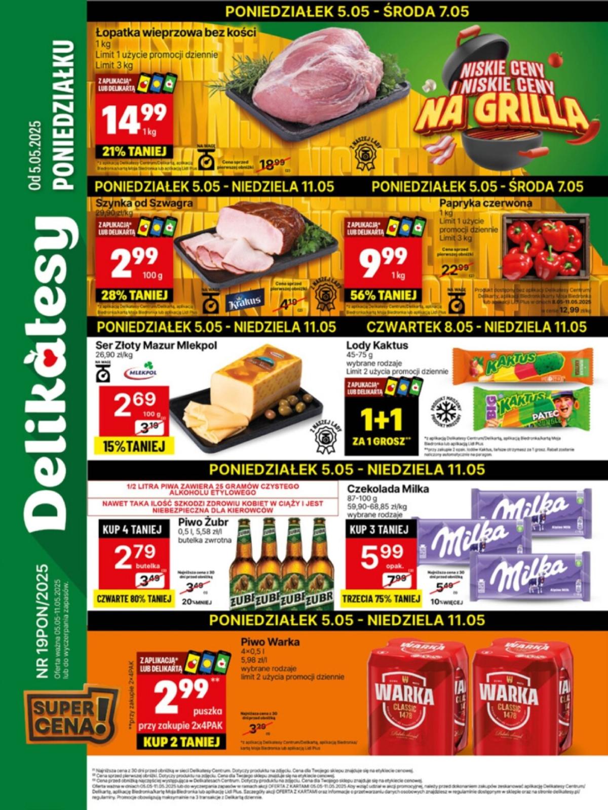 Delikatesy Centrum gazetka ważna od 05.05. - 11.05.