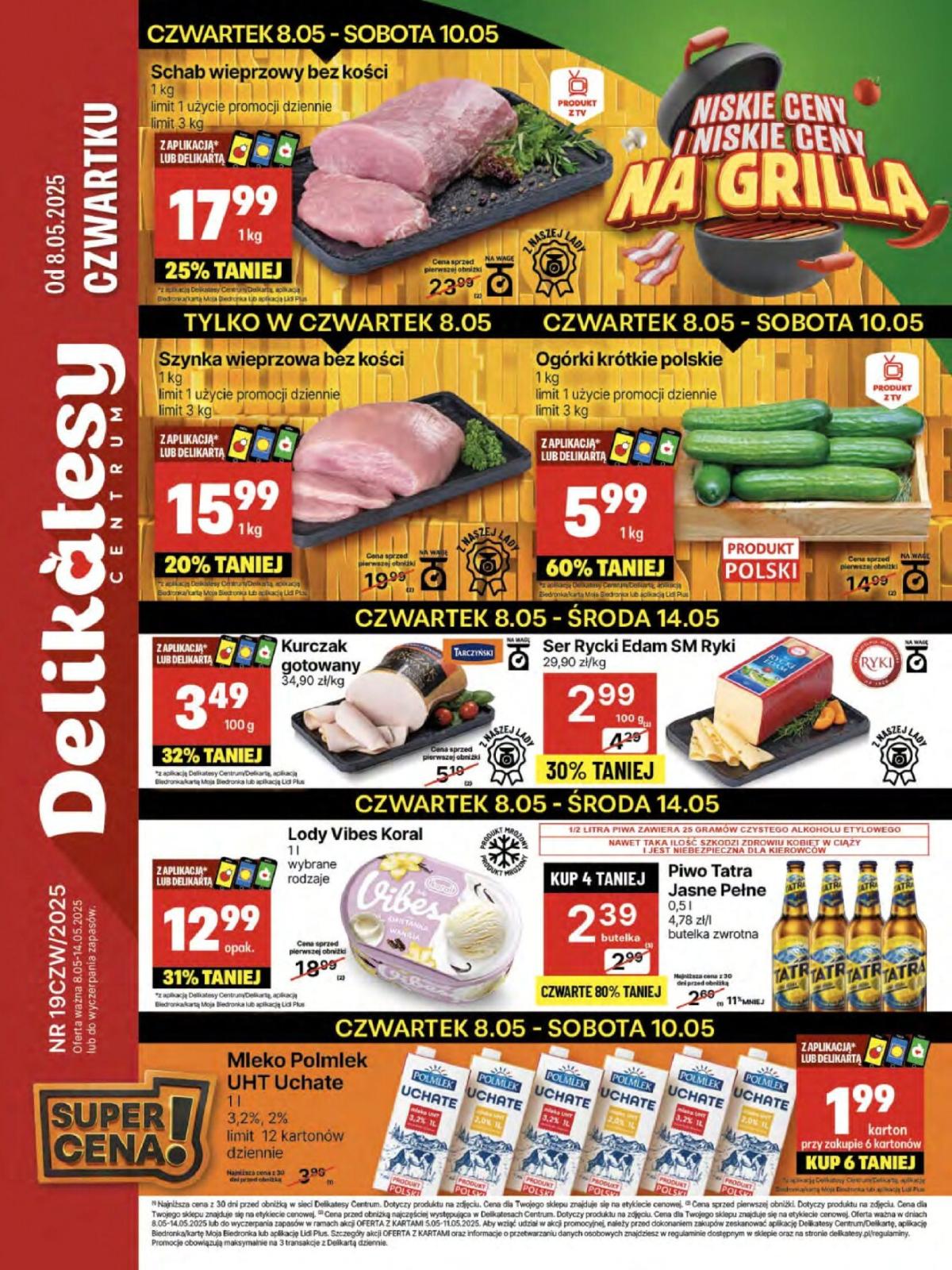 Delikatesy Centrum gazetka ważna od 08.05. - 14.05.
