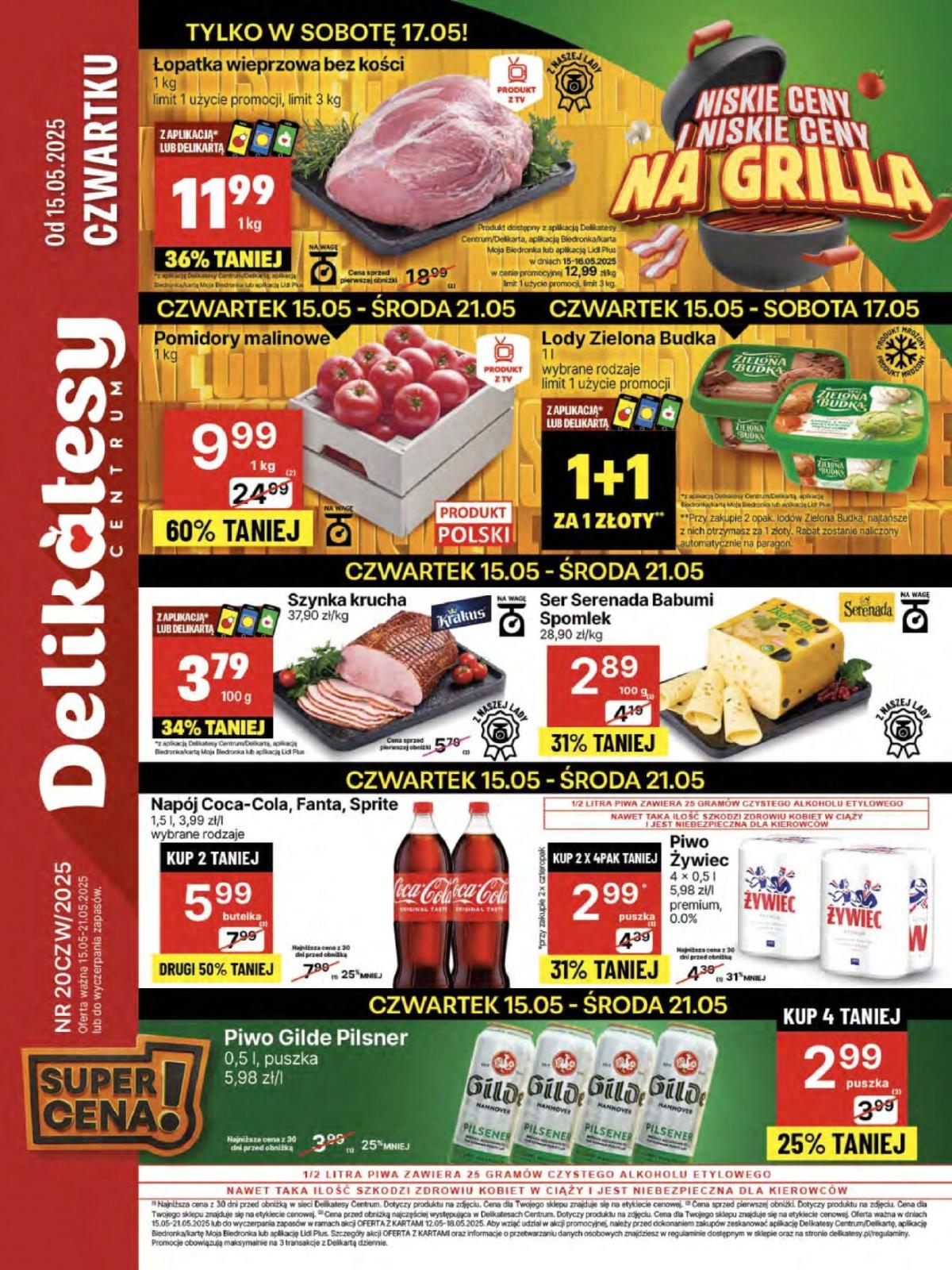 Delikatesy Centrum gazetka ważna od 15.05. - 21.05.
