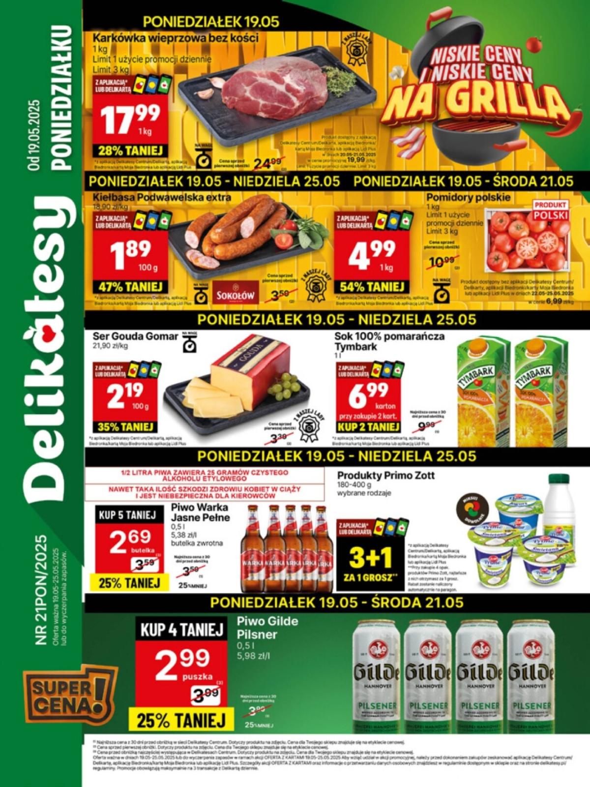 Delikatesy Centrum gazetka ważna od 19.05. - 25.05.