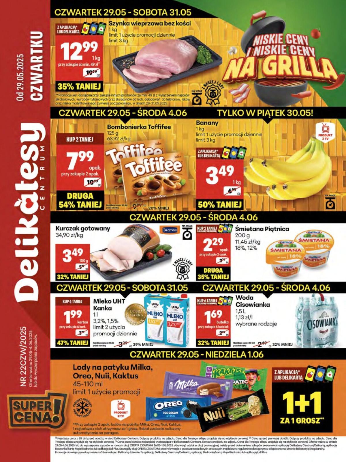 Delikatesy Centrum gazetka ważna od 29.05. - 04.06.