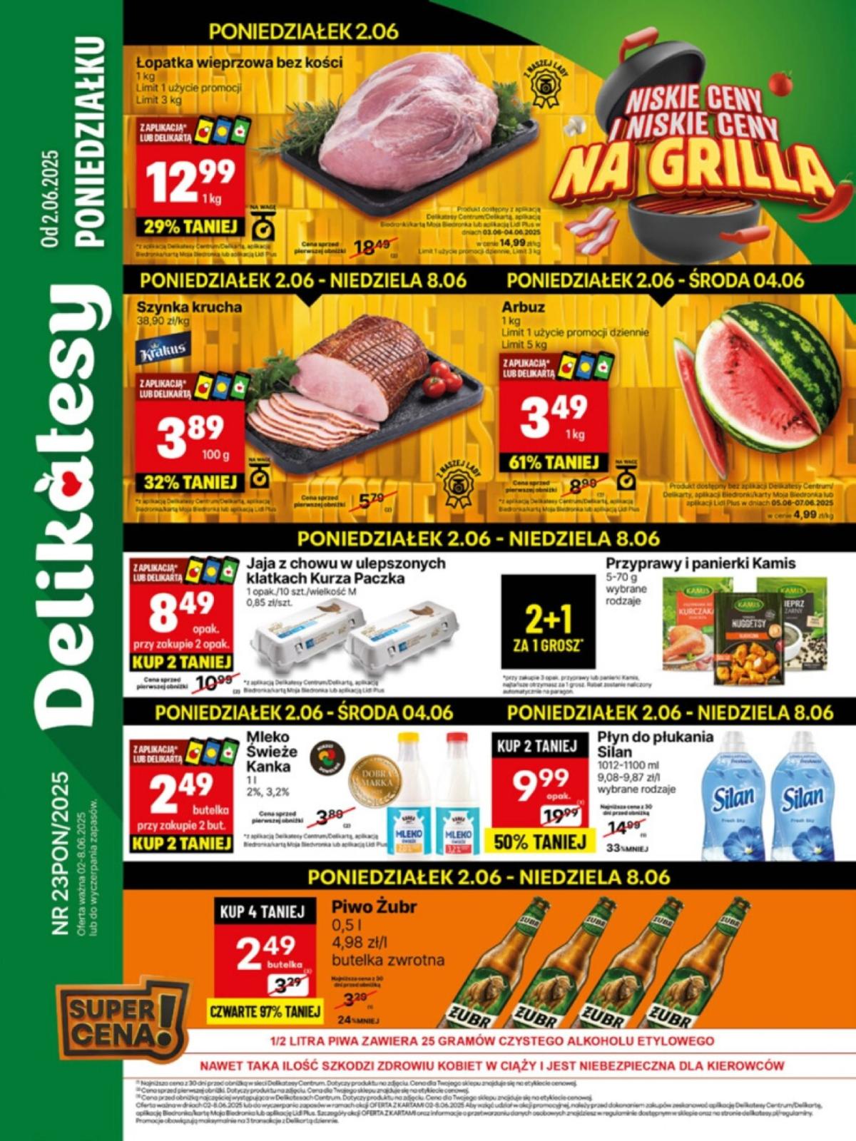 Delikatesy Centrum gazetka ważna od 02.06. - 08.06.