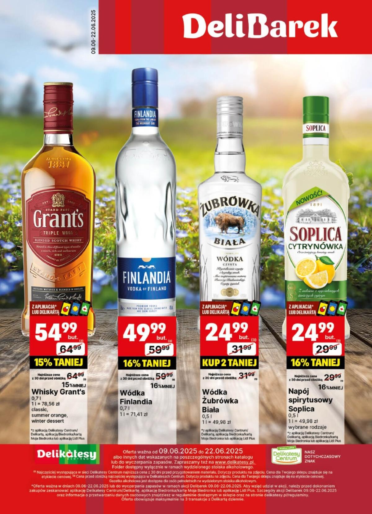 Gazetka Delikatesy Centrum - Delibarek ważna od 09.06. - 22.06.