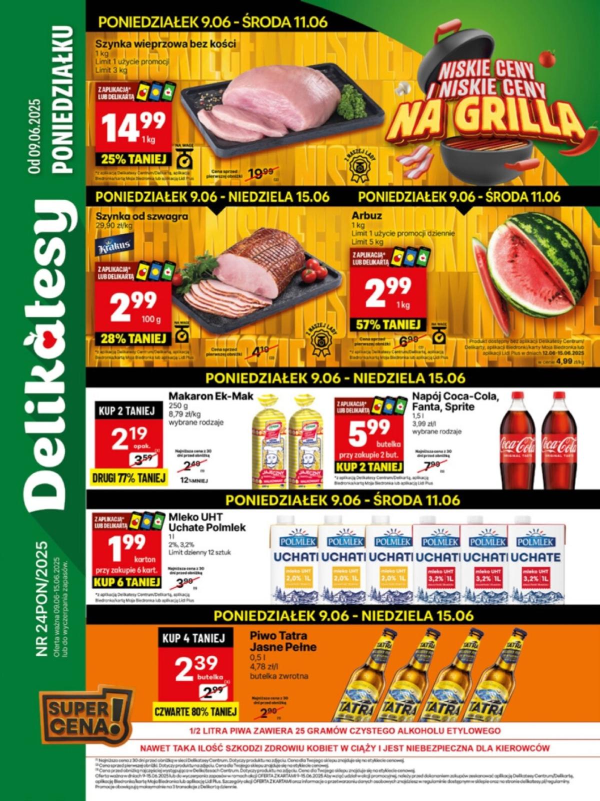 Gazetka Delikatesy Centrum ważna od 09.06. - 15.06.