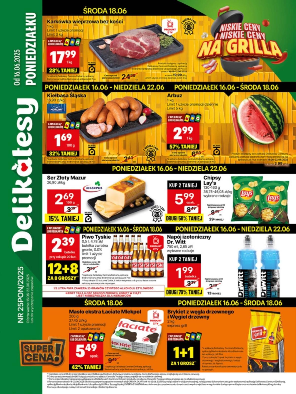 Gazetka Delikatesy Centrum ważna od 16.06. - 22.06.