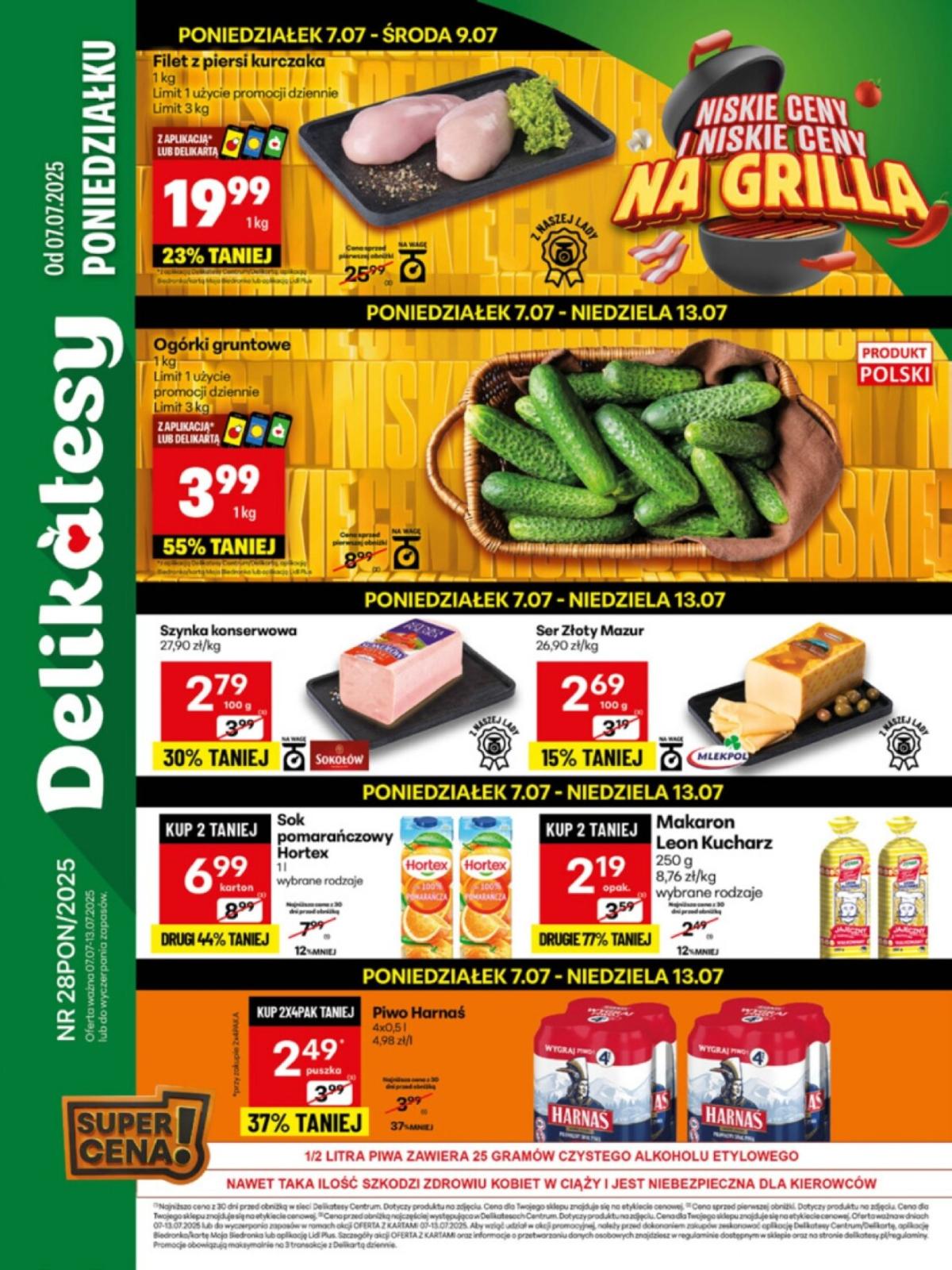 Gazetka Delikatesy Centrum ważna od 07.07. - 13.07.