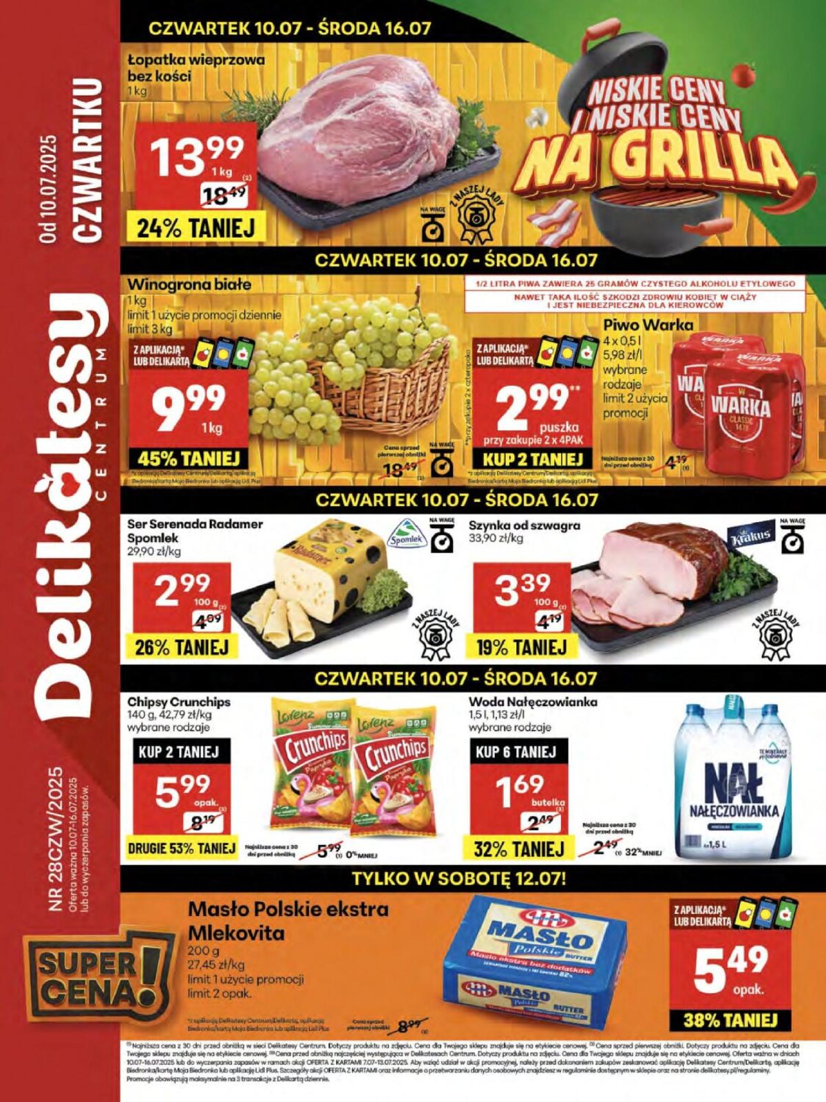 Gazetka Delikatesy Centrum ważna od 10.07. - 16.07.