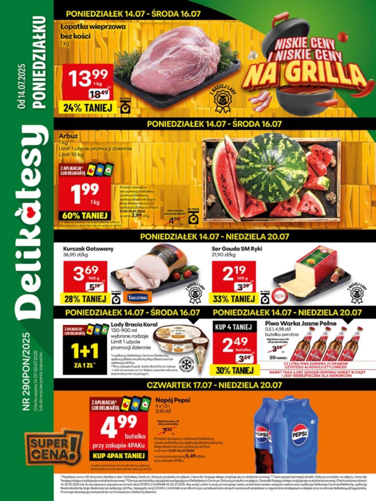Gazetka Delikatesy Centrum ważna od 14.07. - 20.07.