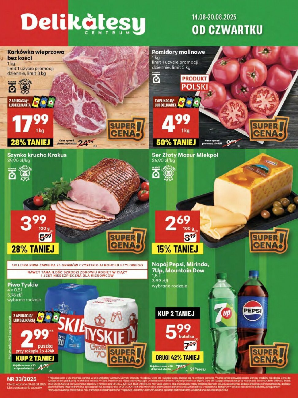 Gazetka Delikatesy Centrum - ważna od 14.08. do 20.08.
