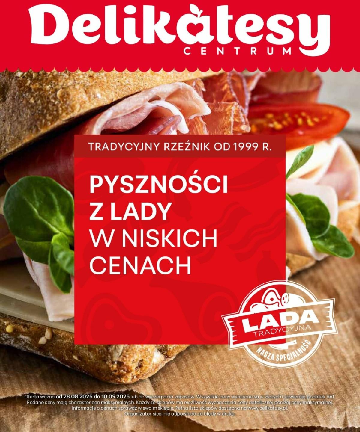 Gazetka Delikatesy Centrum - Katalog - ważna od 28.08. do 10.09.