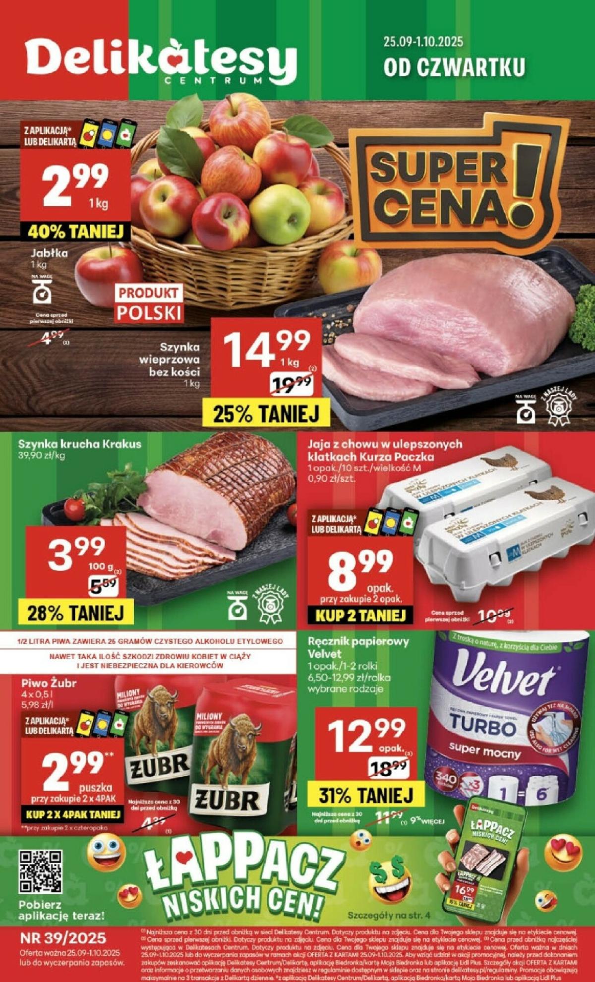 Gazetka Delikatesy Centrum - ważna od 25.09. do 01.10.