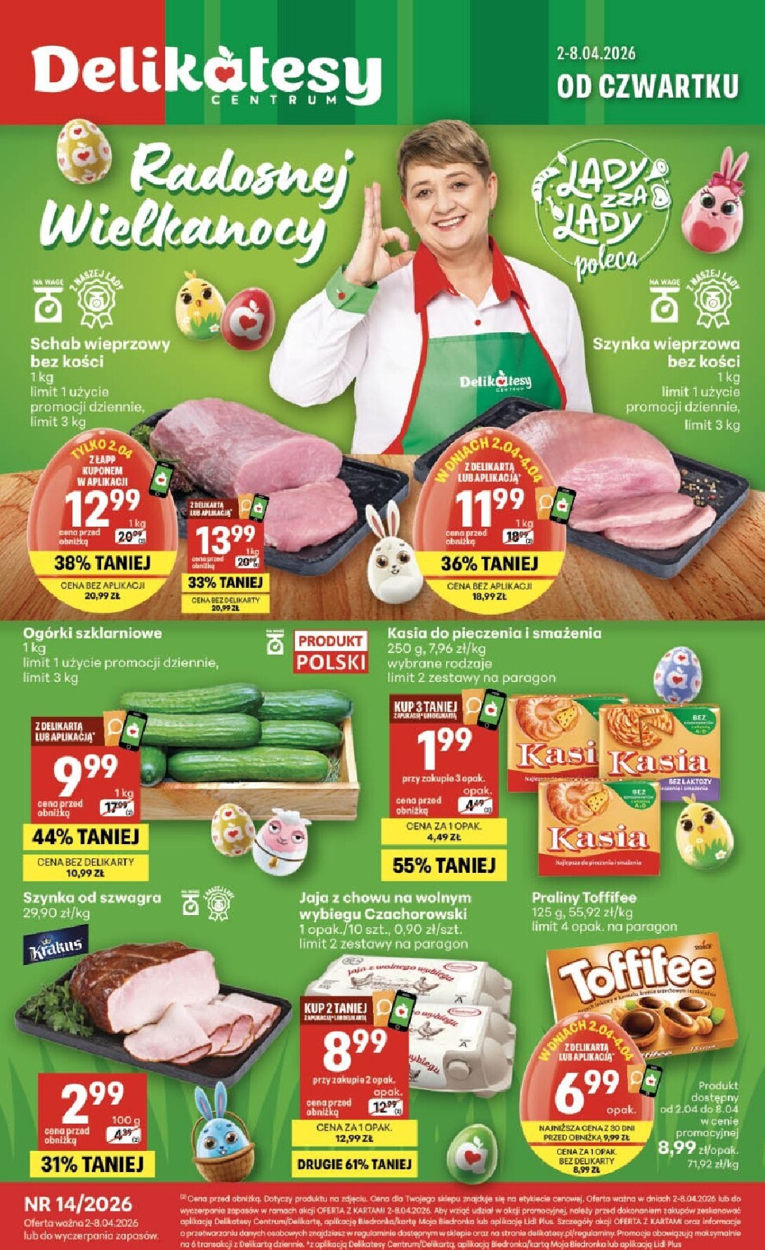 Gazetka Delikatesy Centrum - ważna od 02.04.2026 do 08.04.2026