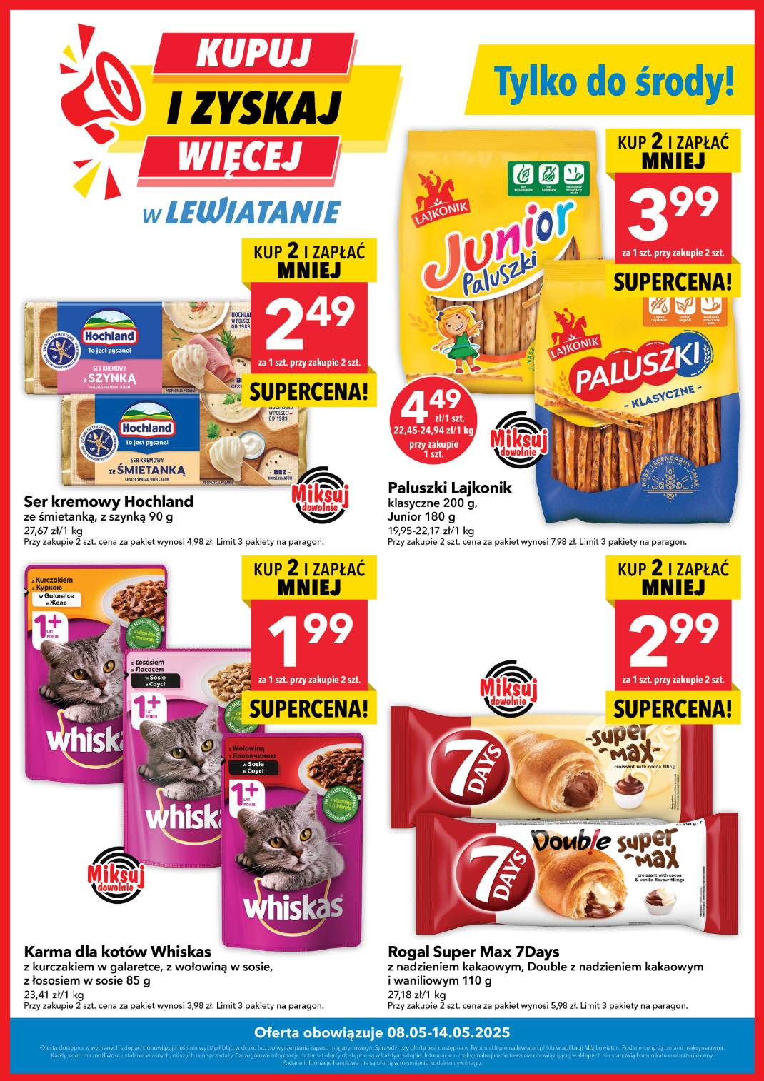 Lewiatan - Kupuj i zyskaj więcej! gazetka ważna od 08.05. - 14.05.