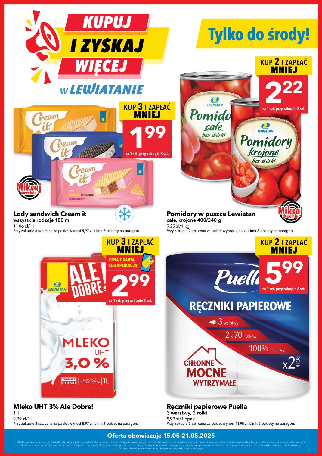 Lewiatan - Kupuj więcej i zyskaj! gazetka ważna od 15.05. - 21.05.