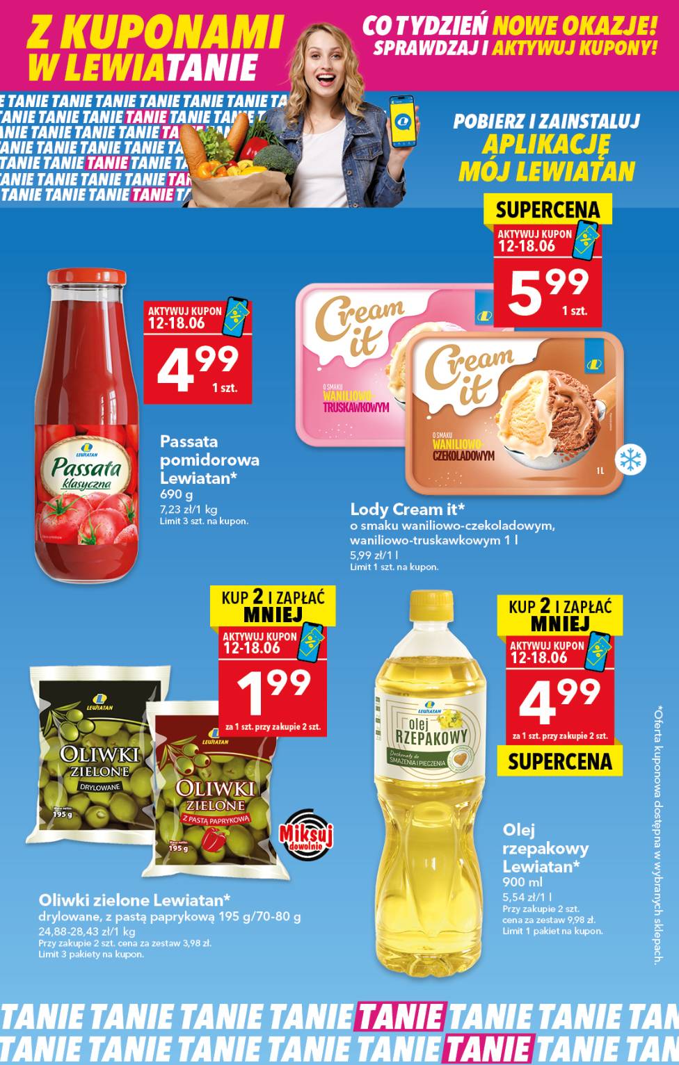Gazetka Lewiatan - Z Kuponami w Lewiatanie! ważna od 12.06. - 18.06.