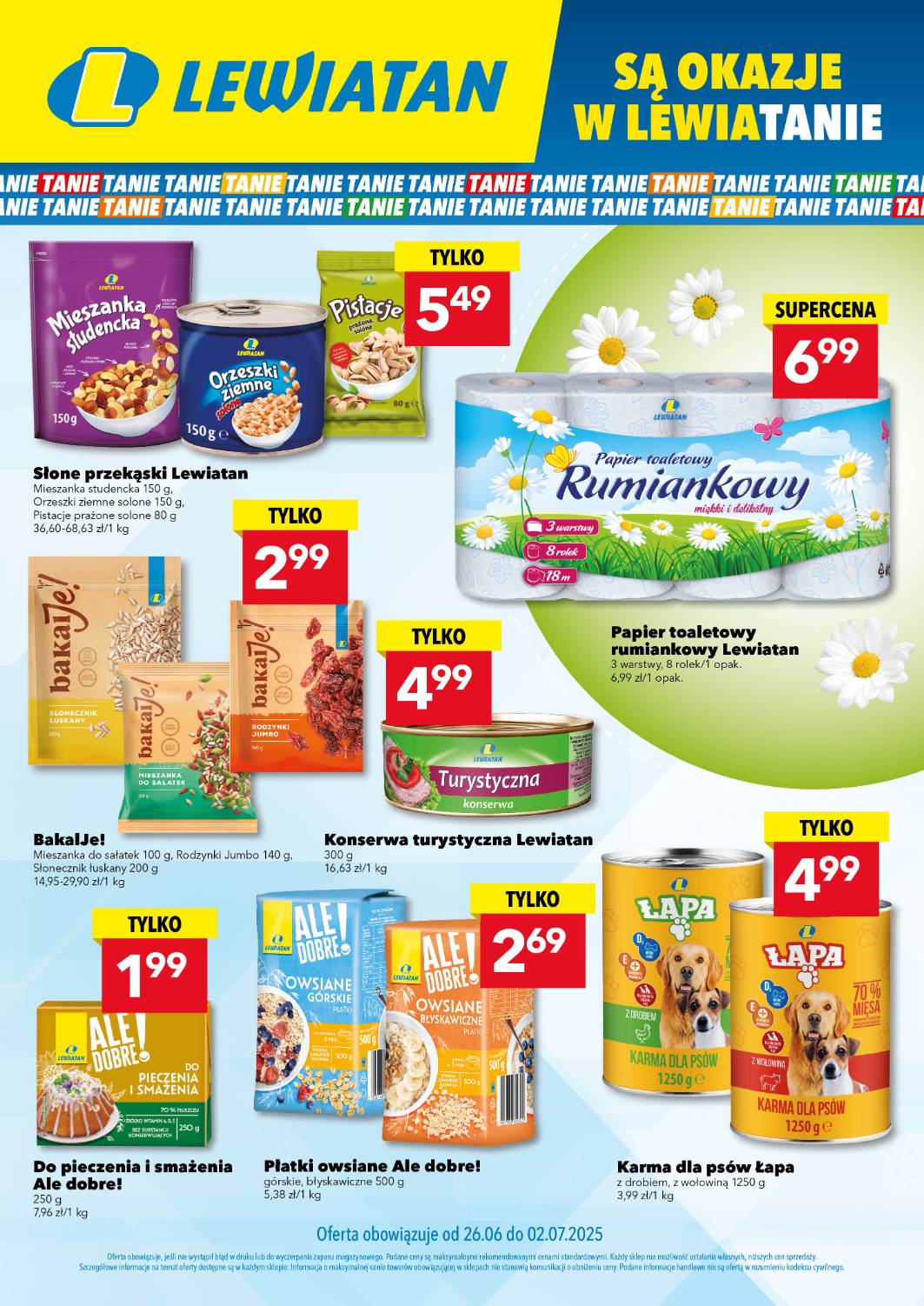 Gazetka Lewiatan - Są okazje w Lewiatanie ważna od 26.06. - 02.07.