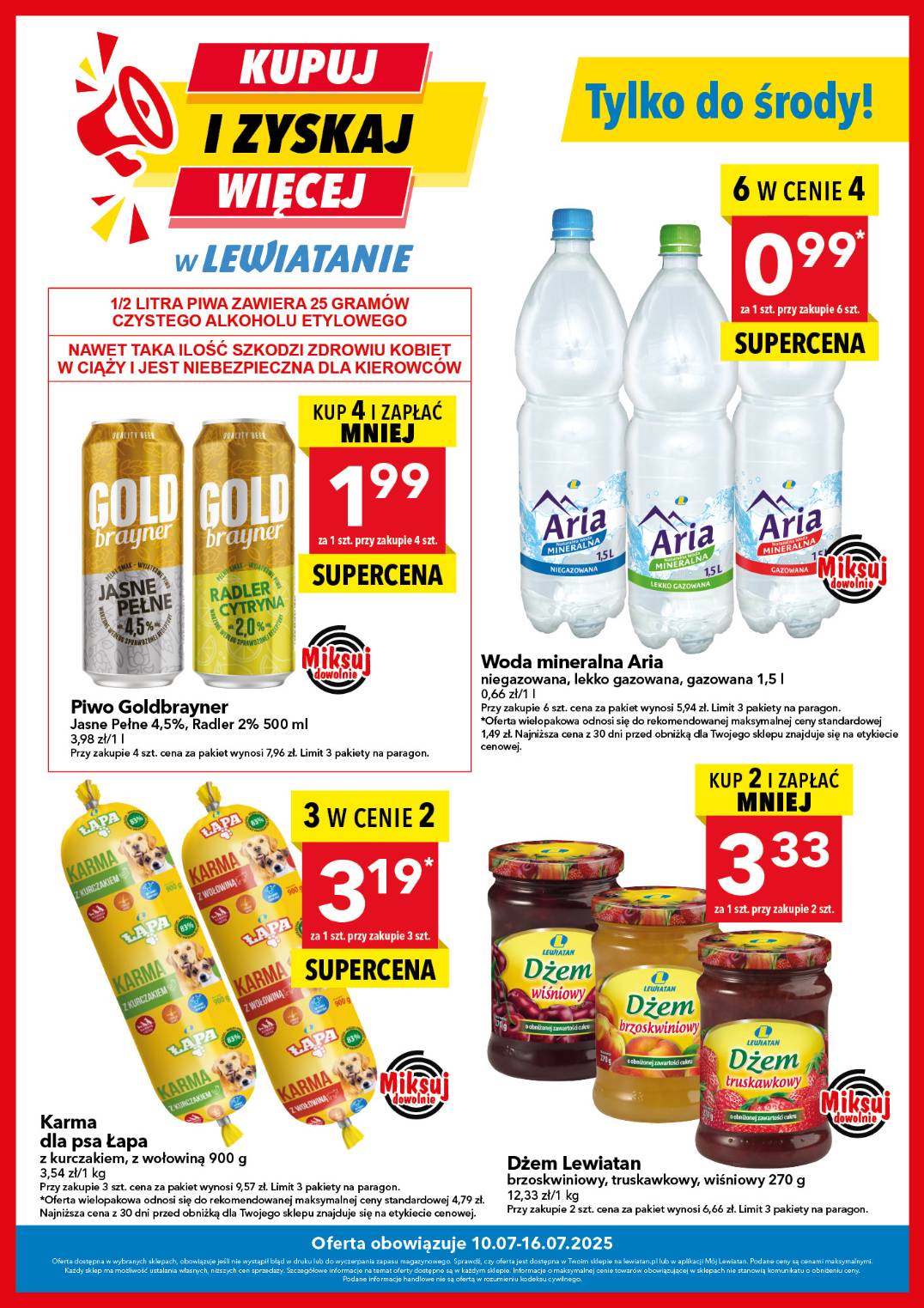 Gazetka Lewiatan - Kupuj więcej i zyskaj! ważna od 10.07. - 16.07.