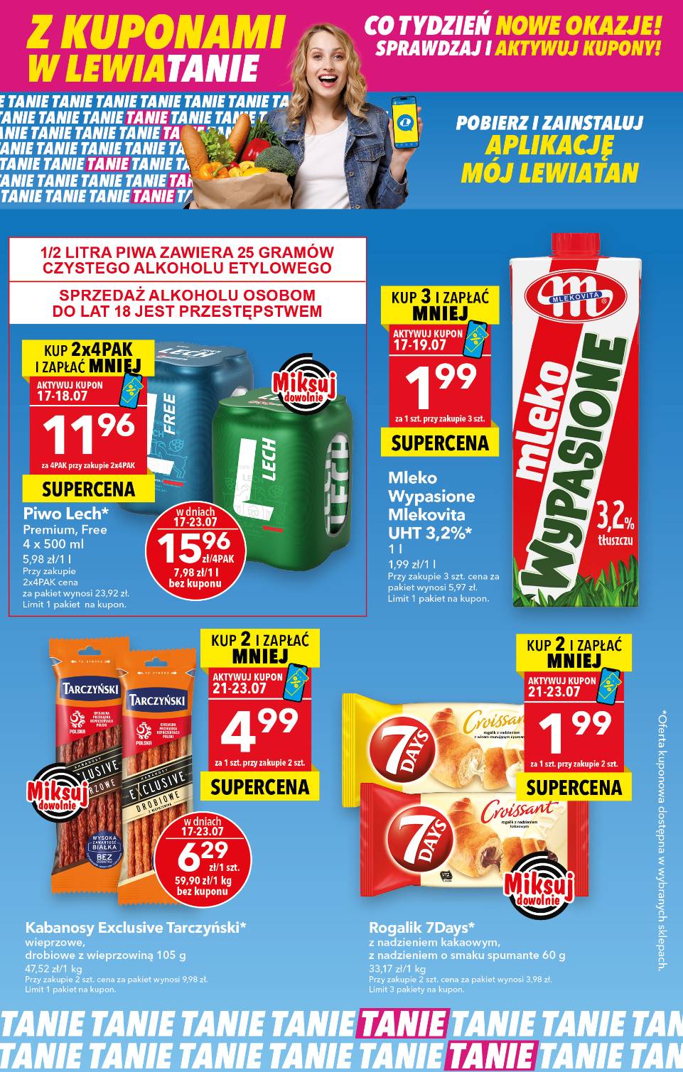 Gazetka Lewiatan - Z Kuponami w Lewiatanie ważna od 17.07. - 23.07.