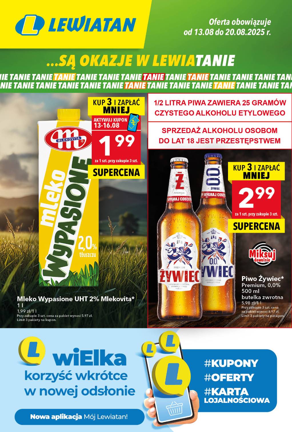 Gazetka Lewiatan - ważna od 13.08. do 20.08.