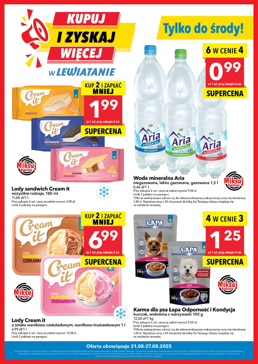 Gazetka Lewiatan - Kupuj i zyskaj więcej! - ważna od 21.08. do 27.08.