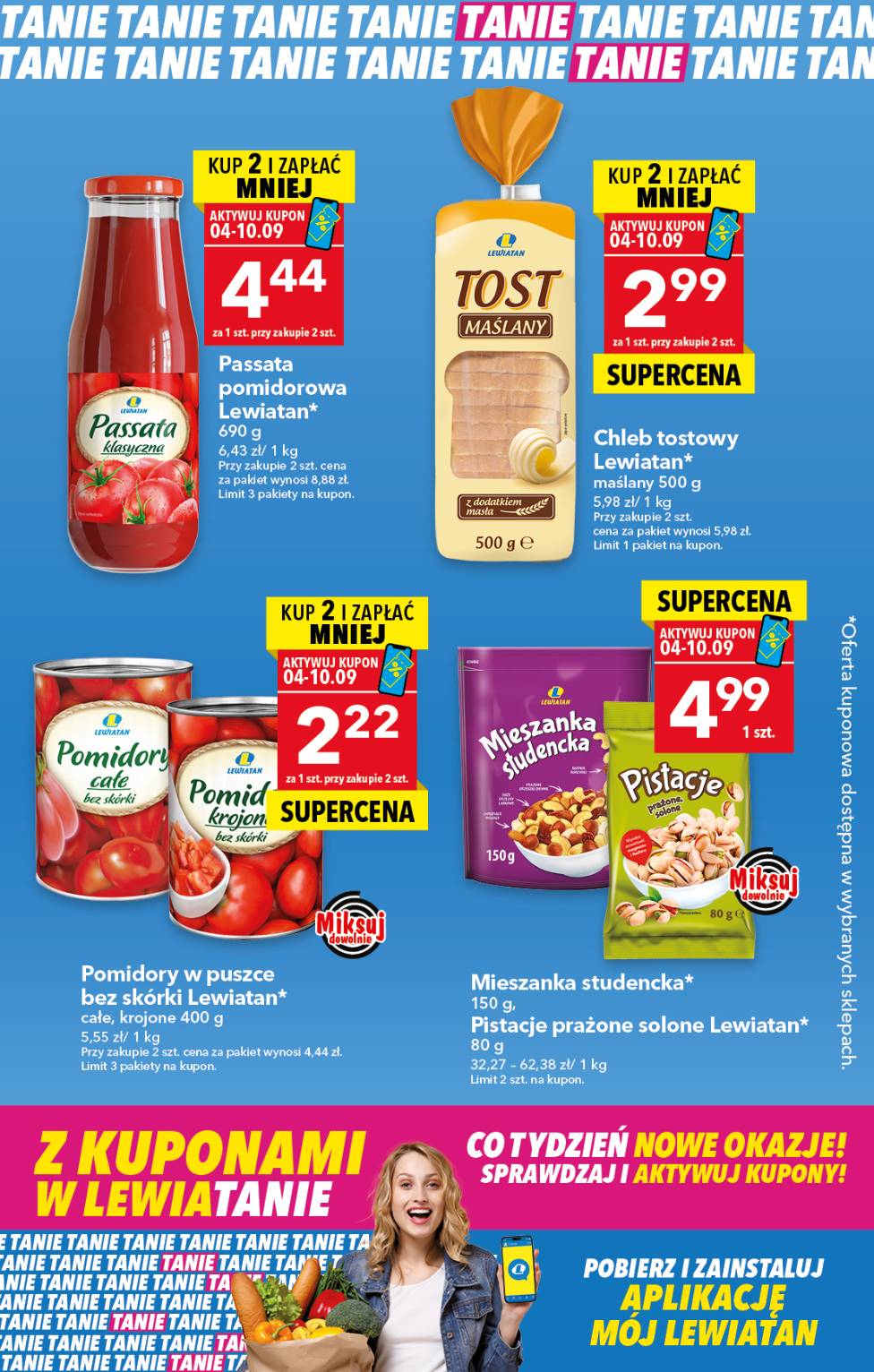 Gazetka Lewiatan - Z Kuponami w Lewiatanie! - ważna od 04.09. do 10.09.