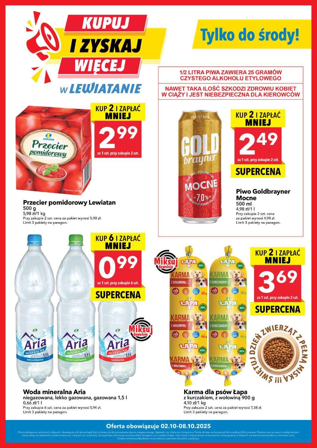 Gazetka Lewiatan - Kupuj i zyskaj więcej - ważna od 02.10. do 08.10.
