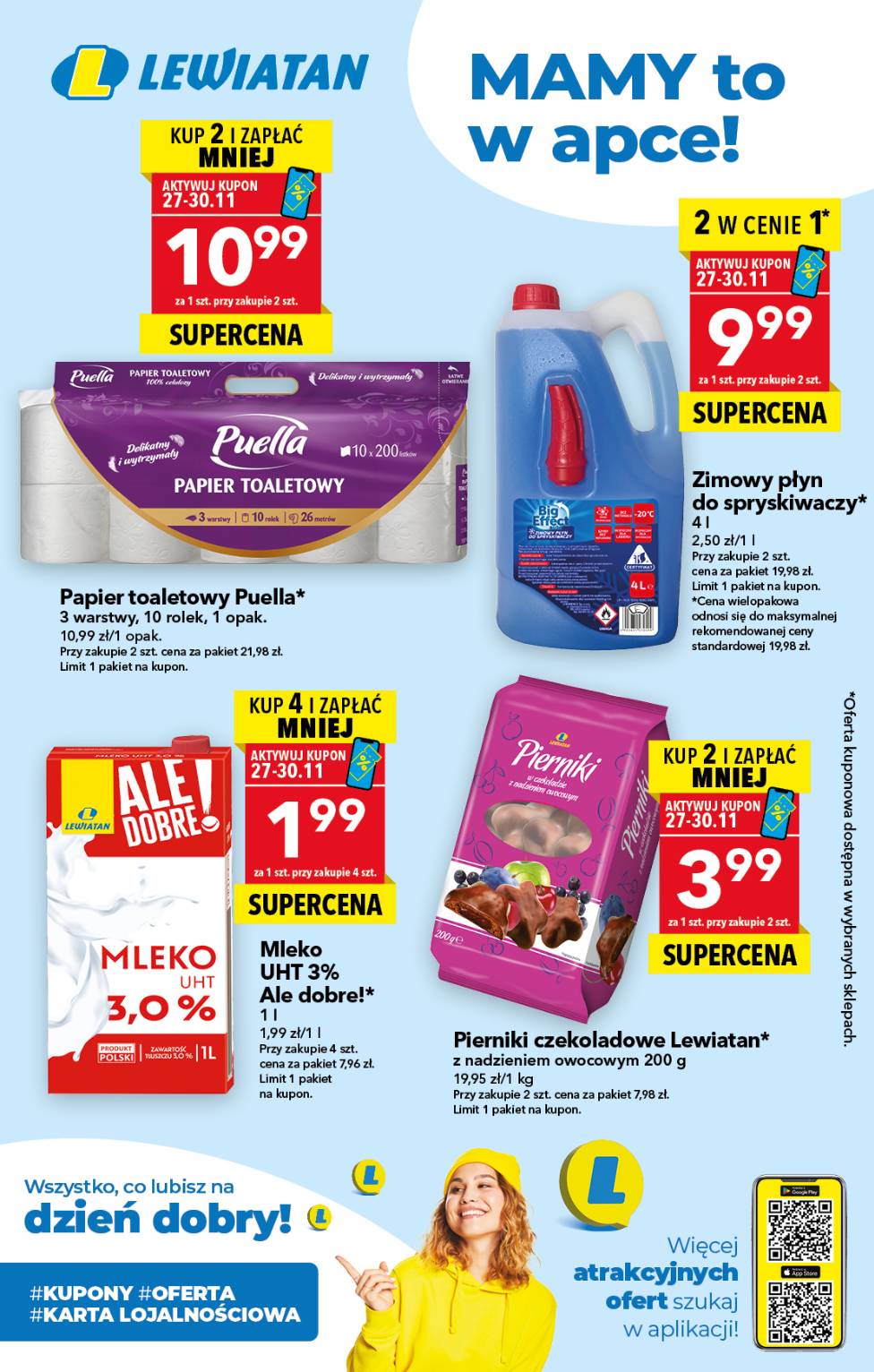 Gazetka Lewiatan - Z Kuponami w Lewiatanie - ważna od 27.11. do 30.11.