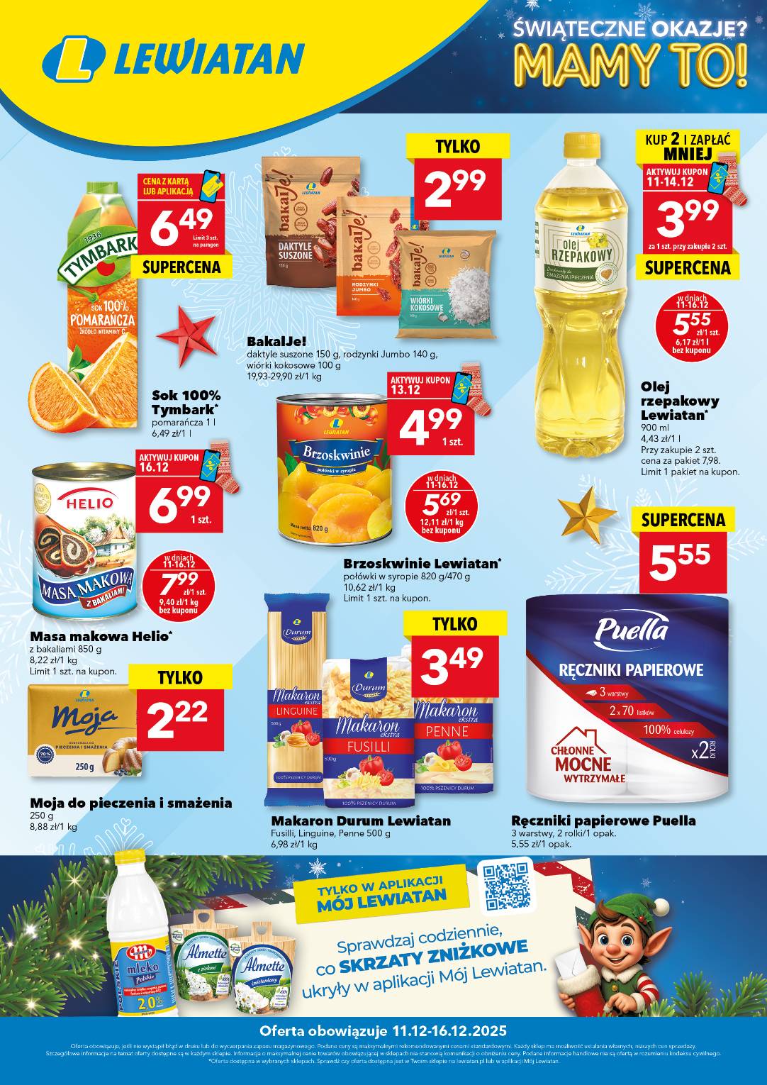 Gazetka Lewiatan - Są okazje w Lewiatanie - ważna od 11.12. do 16.12.