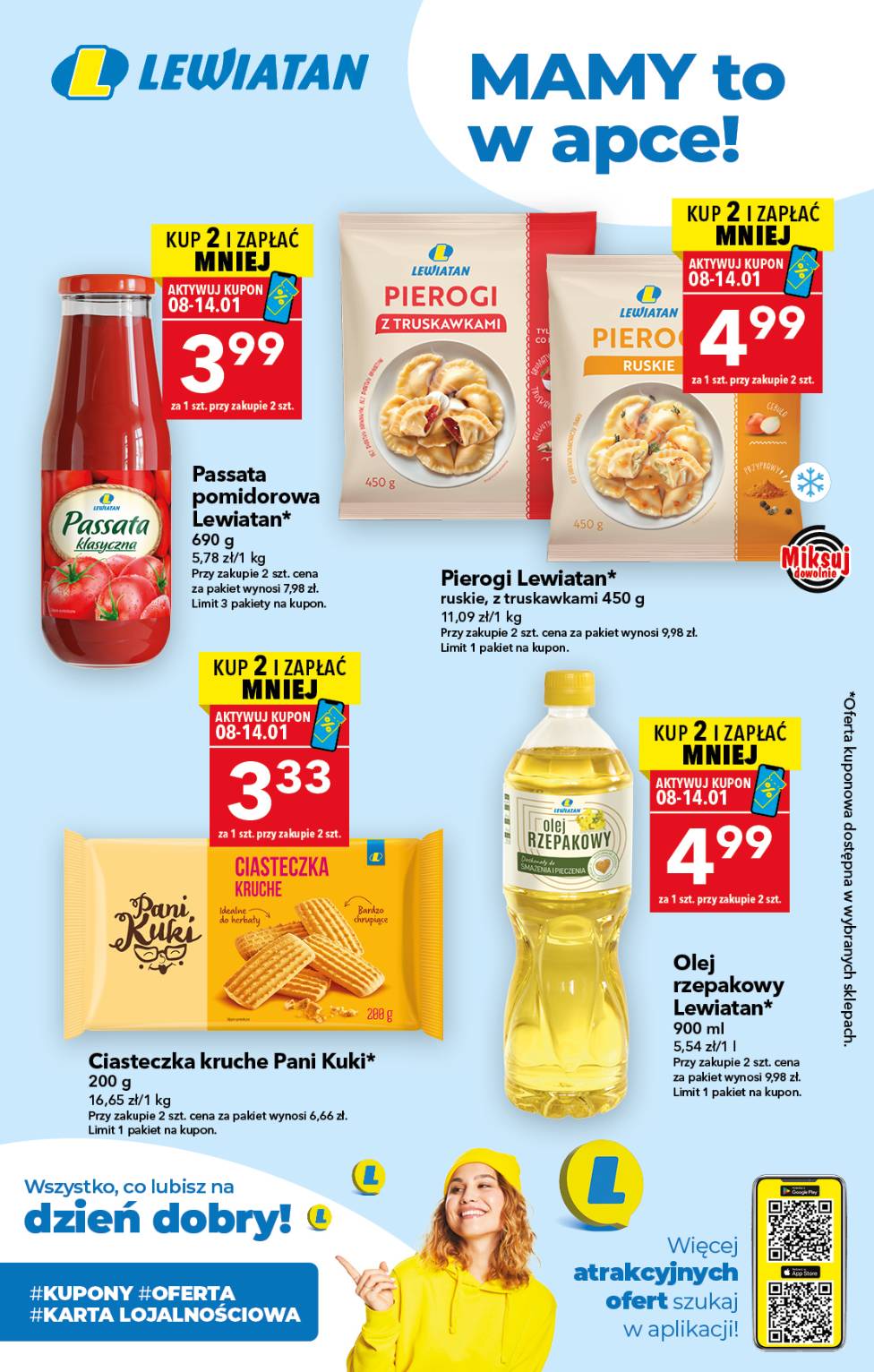 Gazetka Lewiatan - Mamy to w apce! - ważna od 08.01. do 14.01.