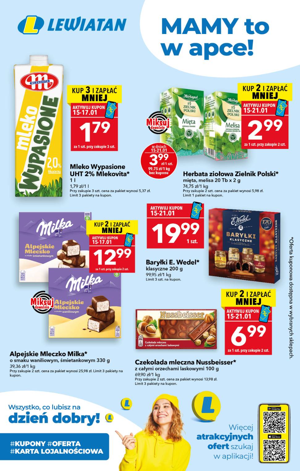 Gazetka Lewiatan - Mamy to w apce - ważna od 15.01. do 21.01.