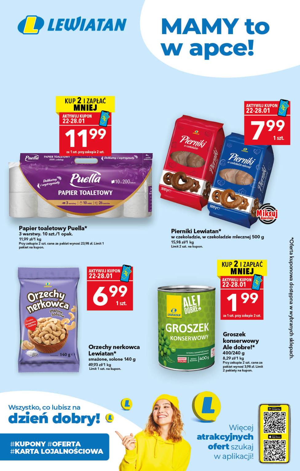 Gazetka Lewiatan - Mamy to w apce! - ważna od 22.01. do 28.01.