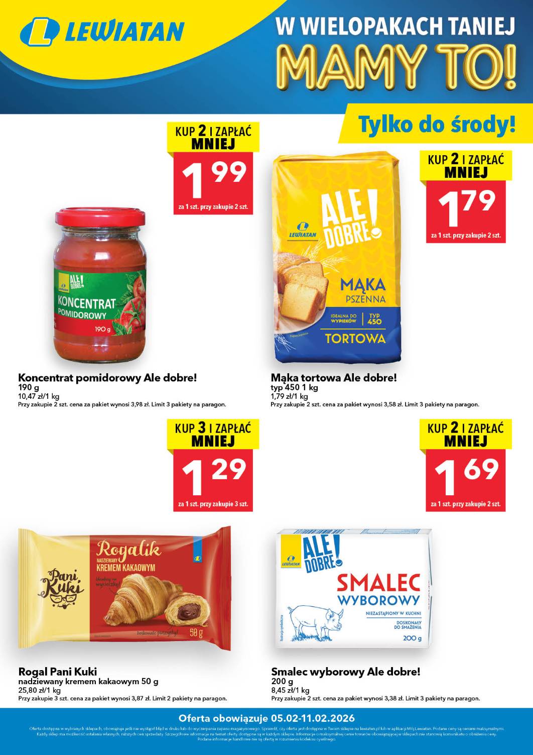 Gazetka Lewiatan - W wielopakach taniej - ważna od 05.02.2026 do 11.02.2026